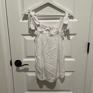 White Sleeveless Blouse